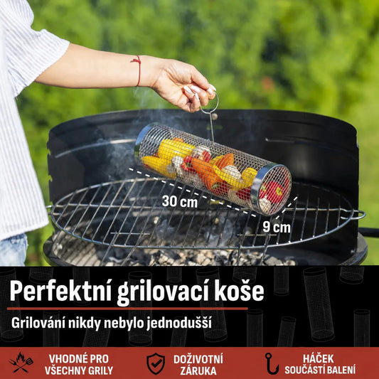 Grilovací koš – špičková kvalita, vždy dokonale ugrilováno