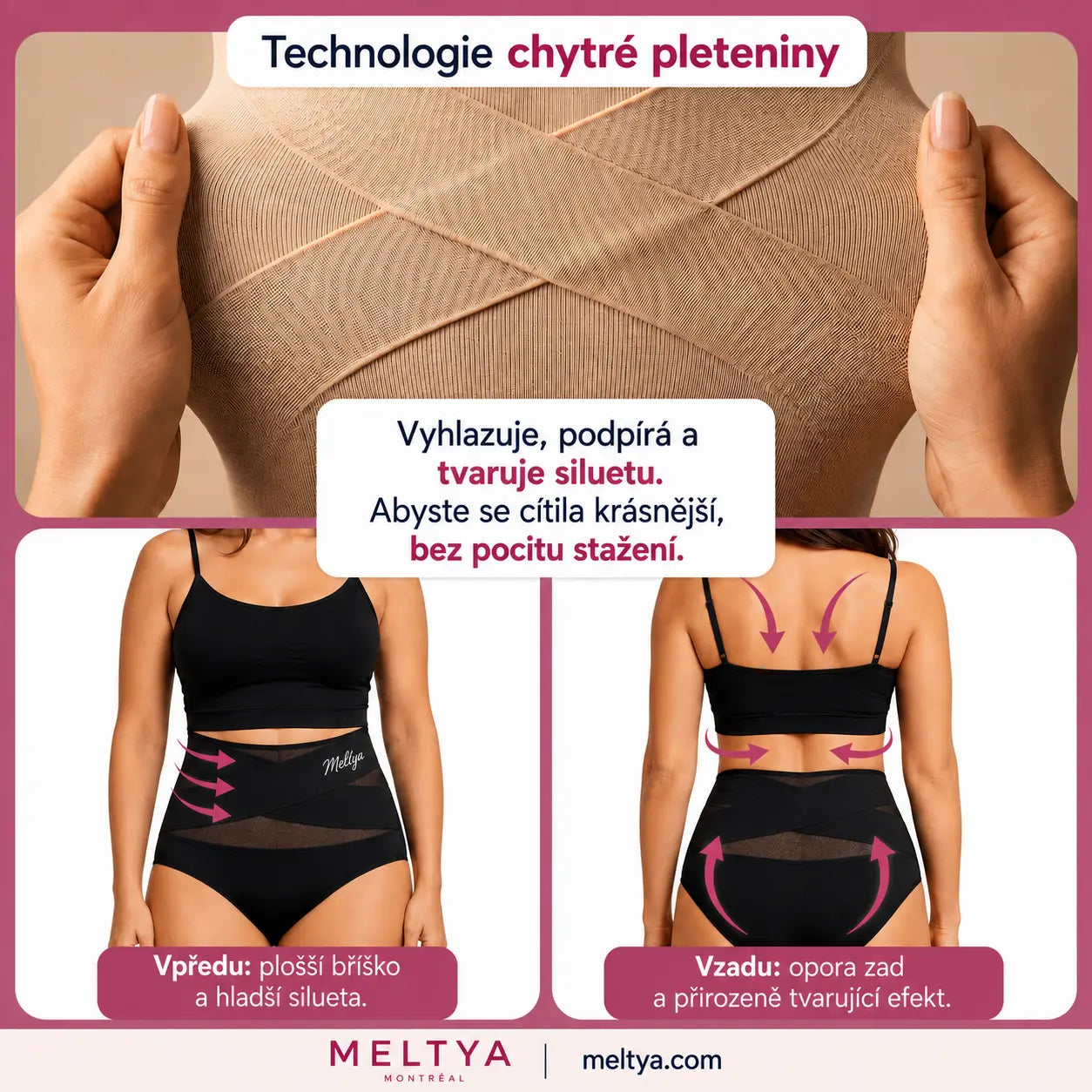 Tvarující stahovací kalhotky Meltya