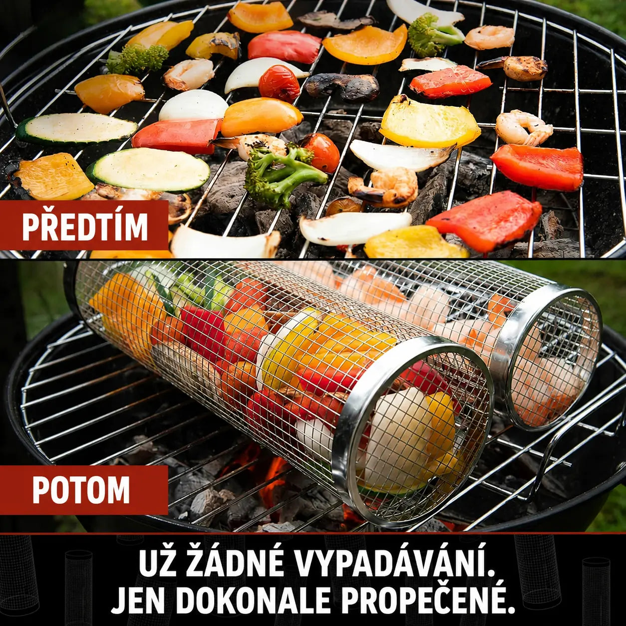 Grilovací koš – špičková kvalita, vždy dokonale ugrilováno