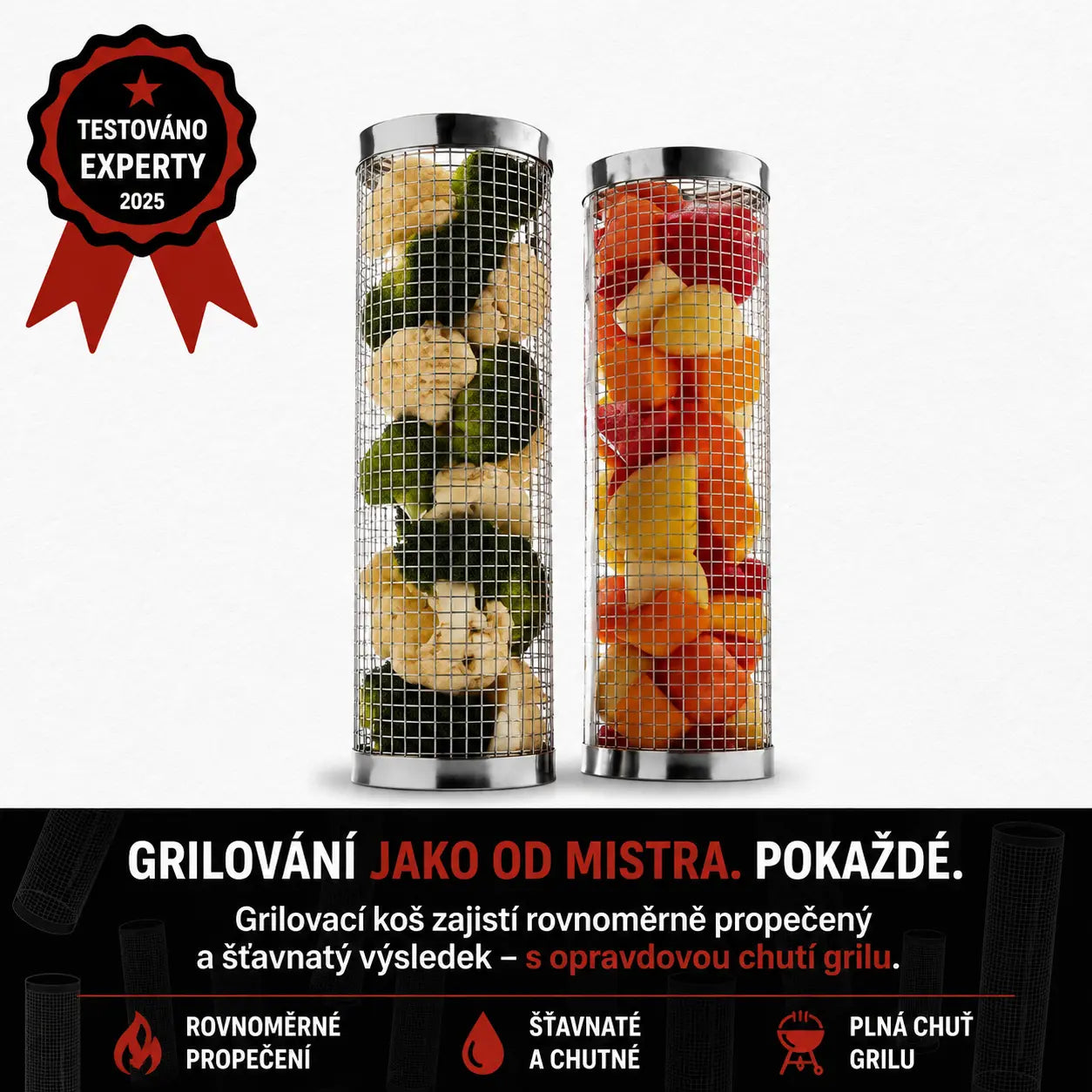 Grilovací koš – špičková kvalita, vždy dokonale ugrilováno
