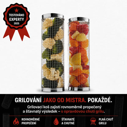 Grilovací koš – špičková kvalita, vždy dokonale ugrilováno